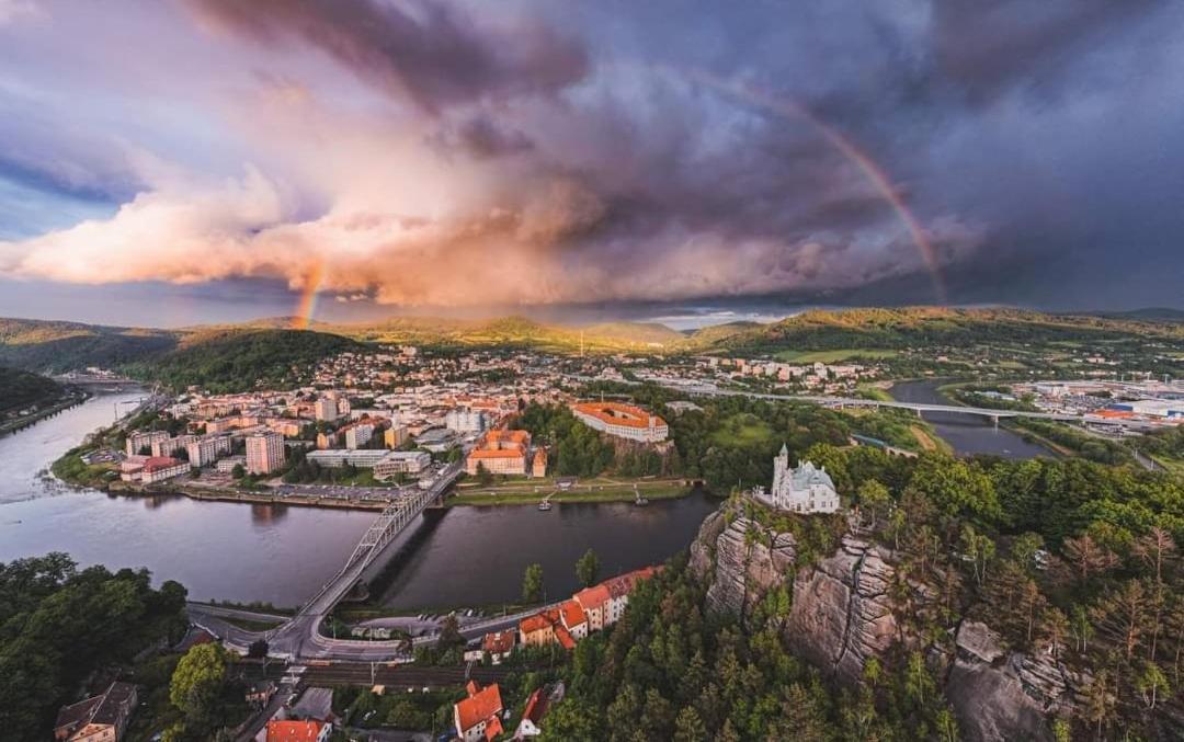Chata Chlumik Дечин Экстерьер фото